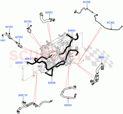 Part Diagram for Land Rover LR116475