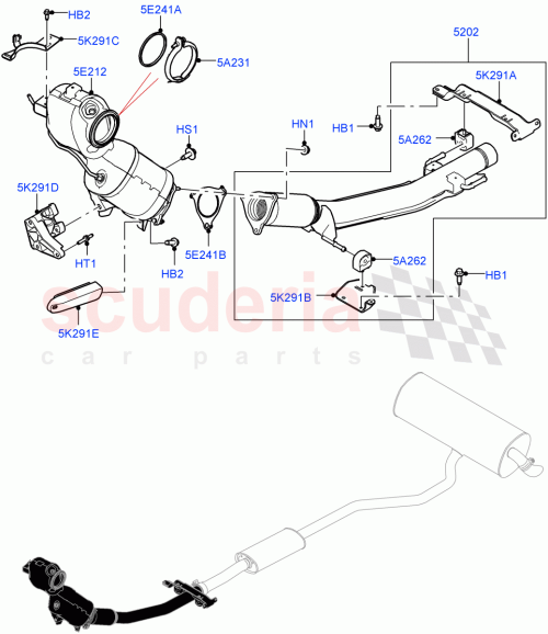 Part Diagram for Land Rover LR133156