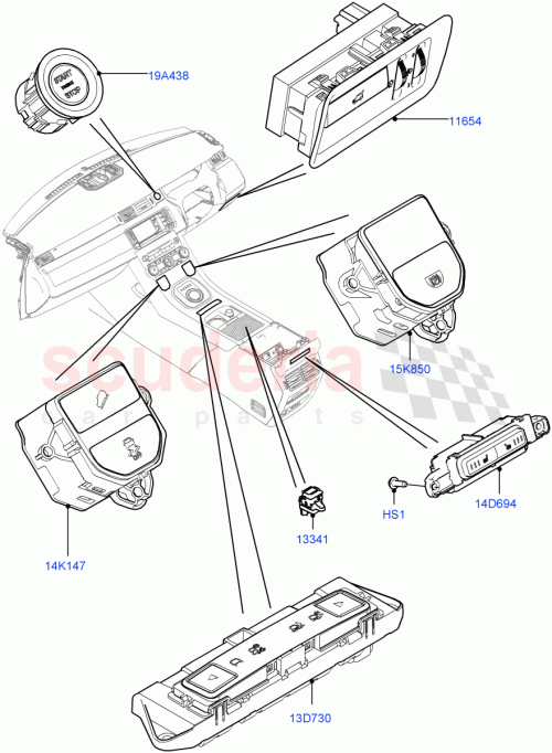 Part Diagram for Land Rover LR071144