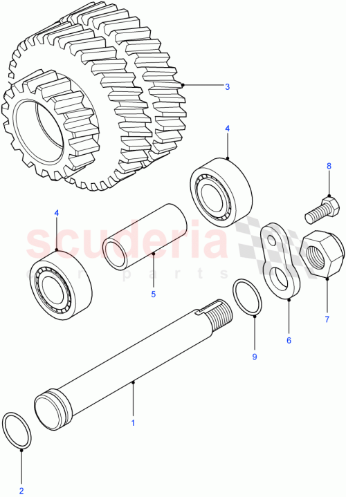 Part Diagram for Land Rover FRC8292