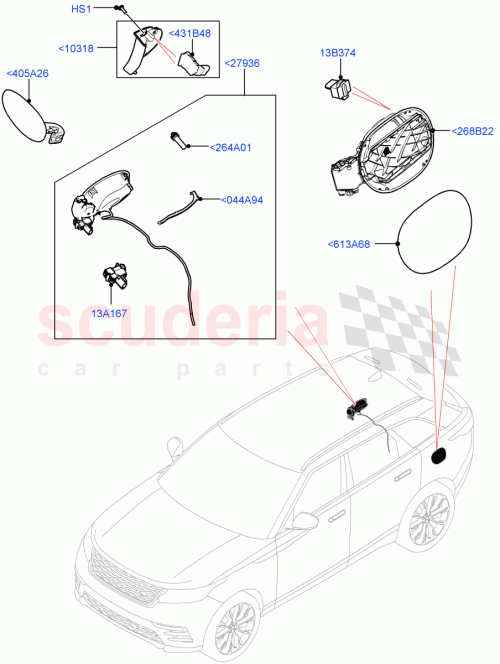 Part Diagram for Land Rover LR142897