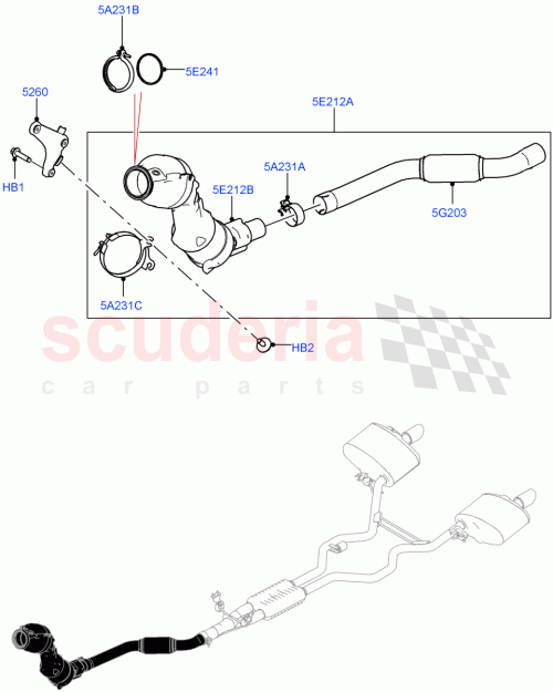 Part Diagram for Land Rover LR106825