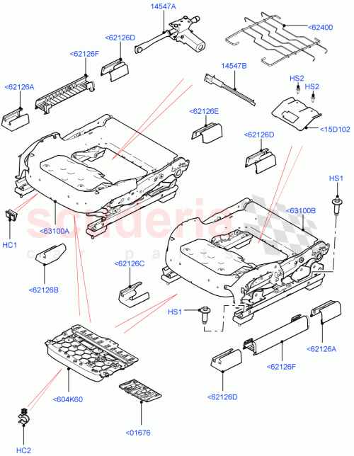 Part Diagram for Land Rover LR042354