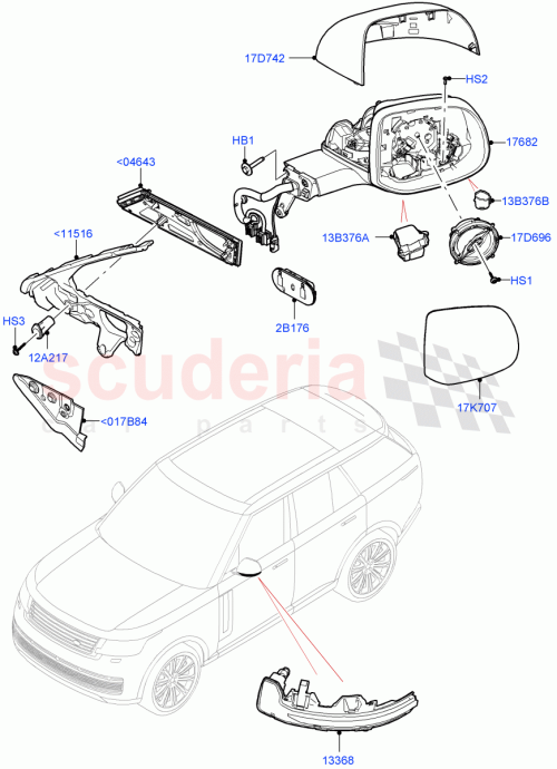 Part Diagram for Land Rover LR171657