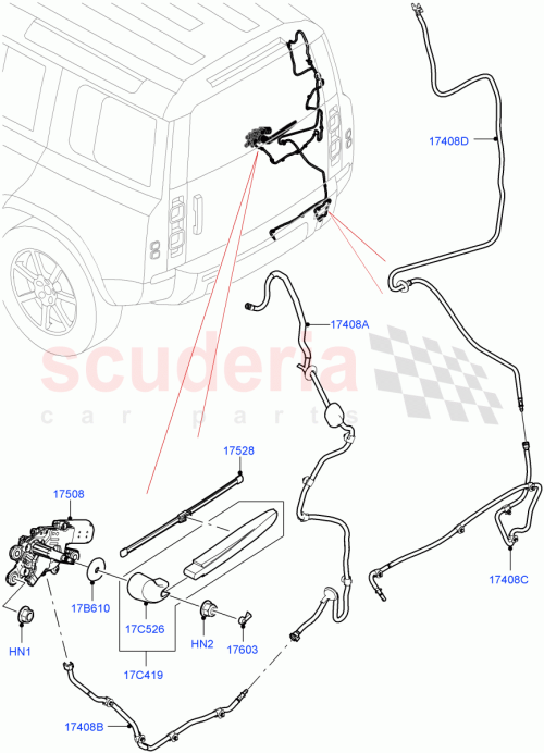 Part Diagram for Land Rover LR174959