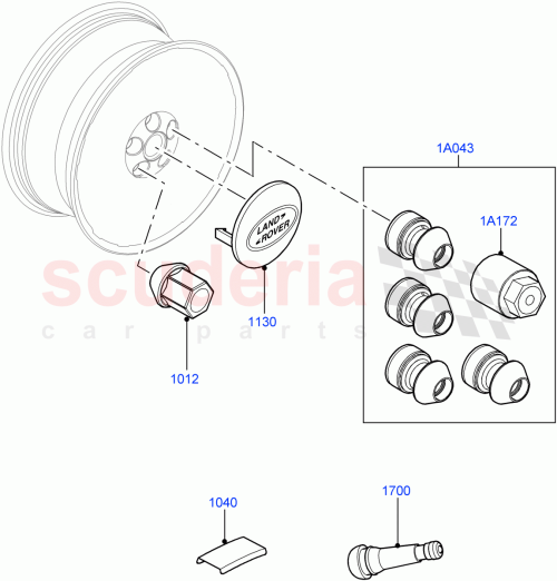 Part Diagram for Land Rover LR072433