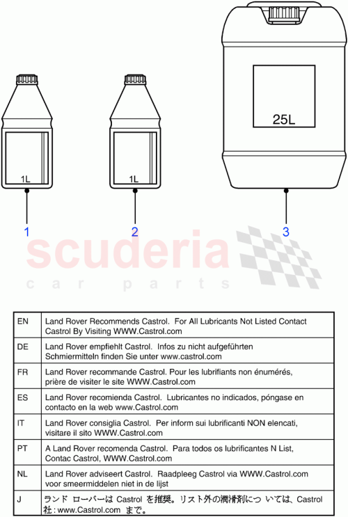 Part Diagram for Land Rover LR006519