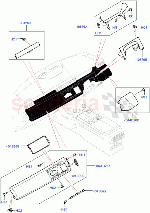 Part Diagram for Land Rover LR106942