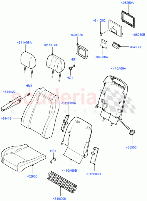 Part Diagram for Land Rover LR017626