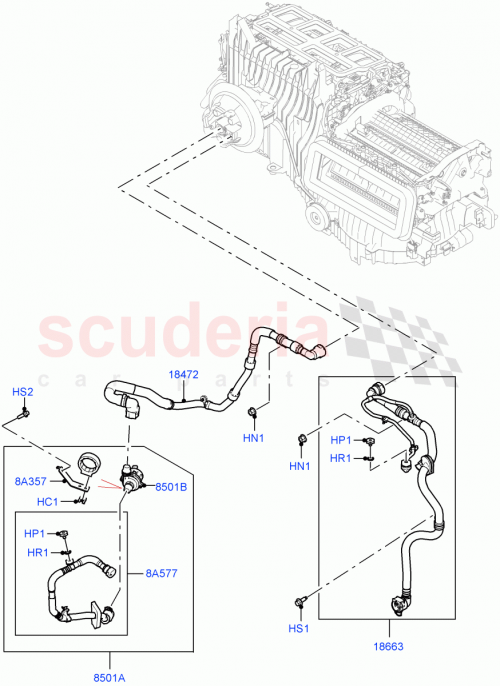 Part Diagram for Land Rover LR151549