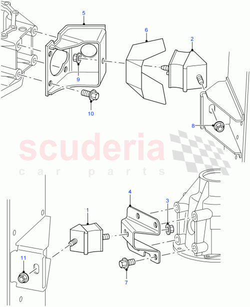 Part Diagram for Land Rover KQB500560