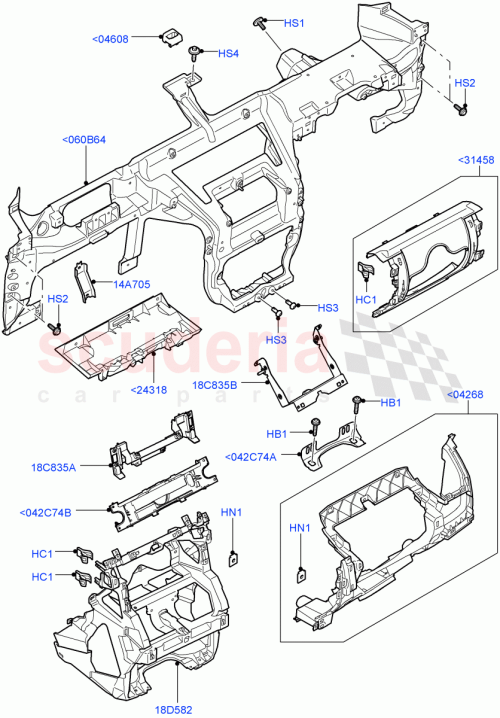 Part Diagram for Land Rover LR016272