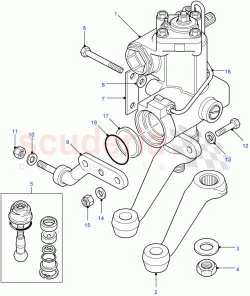 Part Diagram for Land Rover 600265