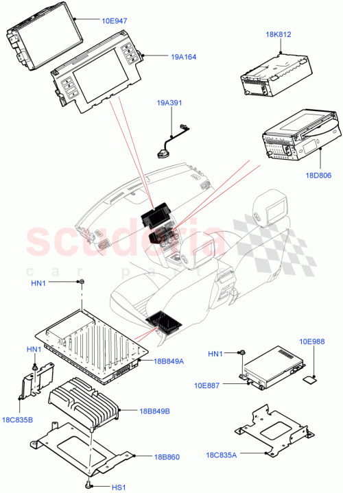 Part Diagram for Land Rover LR128793
