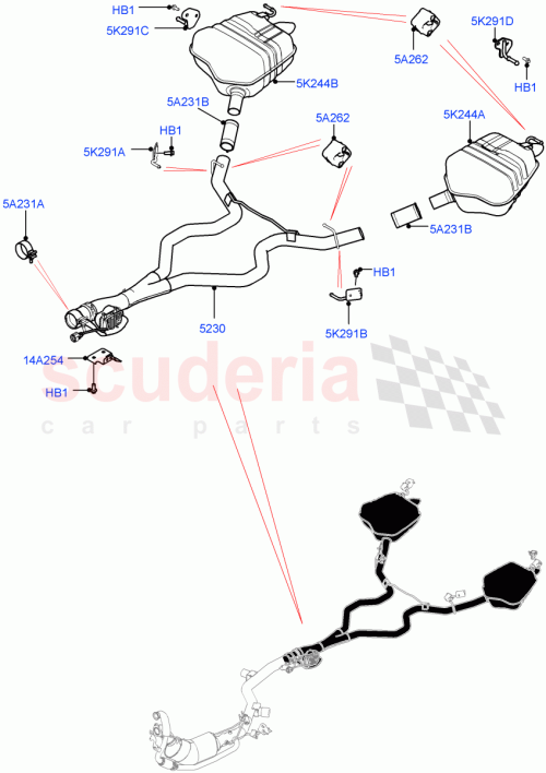 Part Diagram for Land Rover LR088309