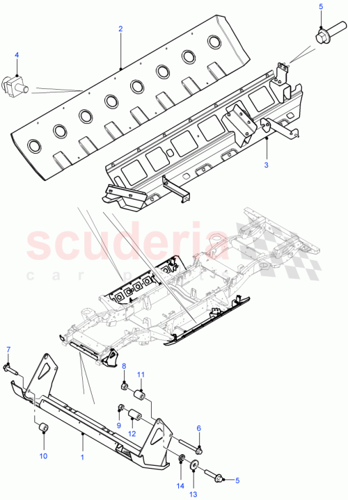 Part Diagram for Land Rover LR069126