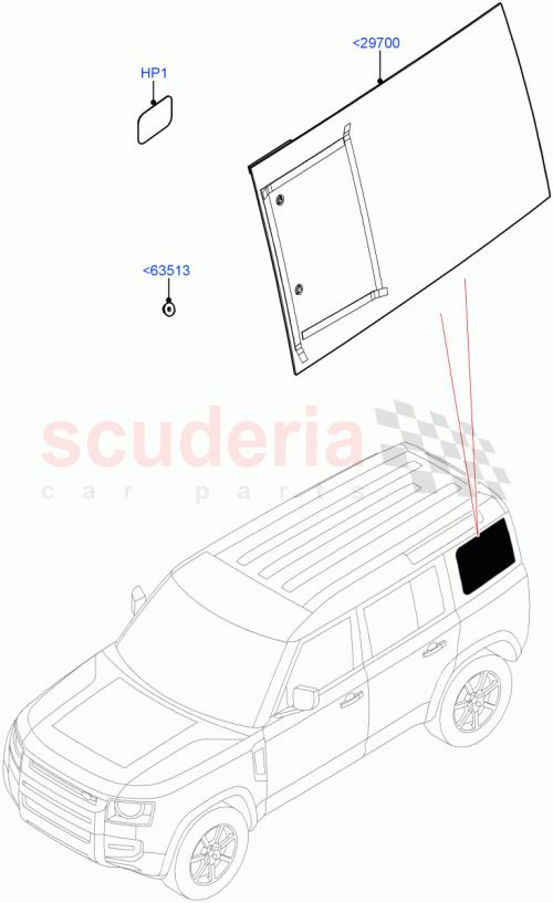 Part Diagram for Land Rover LR143115