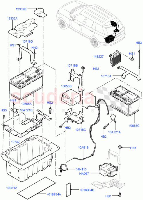 Part Diagram for Land Rover LR100407