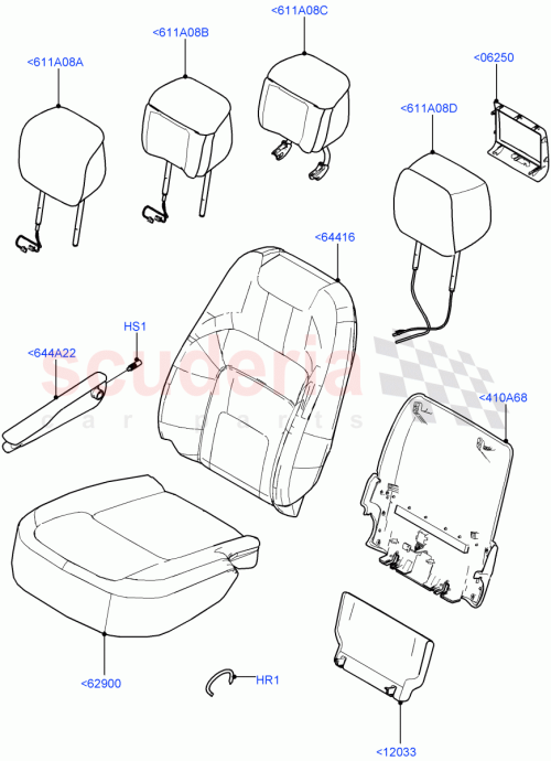 Part Diagram for Land Rover LR138089