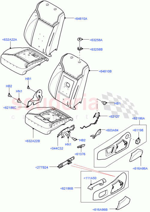 Part Diagram for Land Rover LR080535