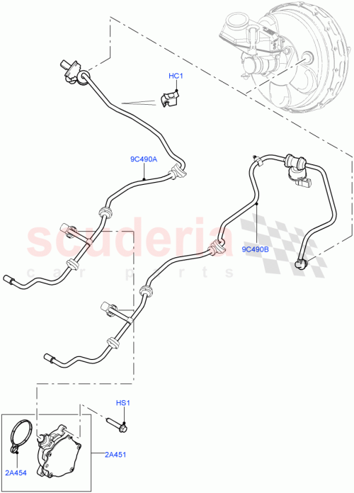 Part Diagram for Land Rover LR061027