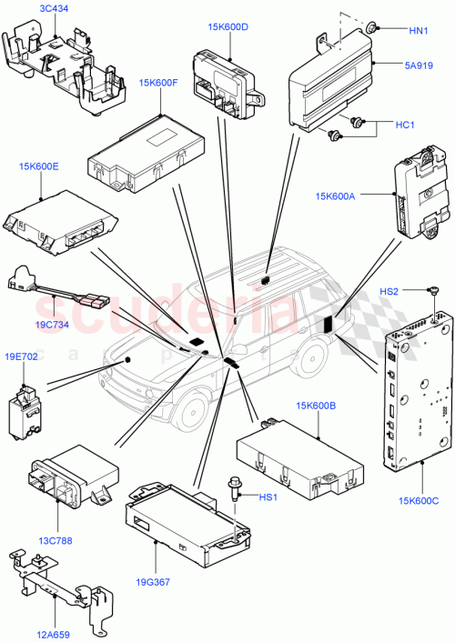 Part Diagram for Land Rover LR031380