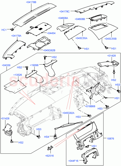 Part Diagram for Land Rover LR052945
