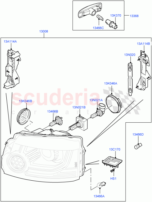 Part Diagram for Land Rover LR052384