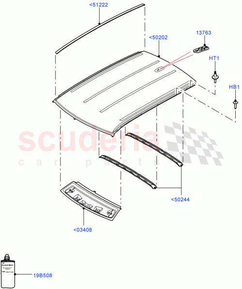 Part Diagram for Land Rover LR027582