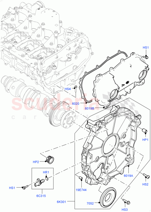 Part Diagram for Land Rover LR091801