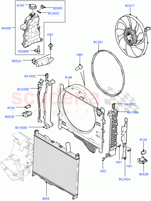 Part Diagram for Land Rover LR011033