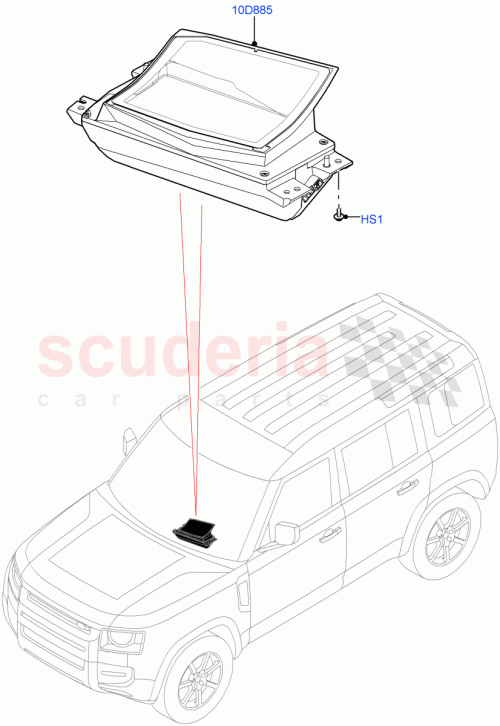 Part Diagram for Land Rover LR130666