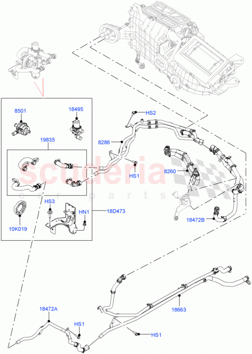 Part Diagram for Land Rover LR141020