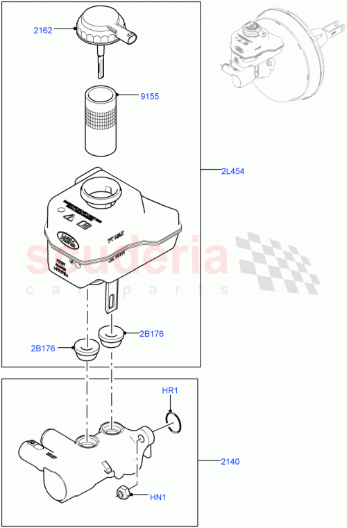 Part Diagram for Land Rover LR048838