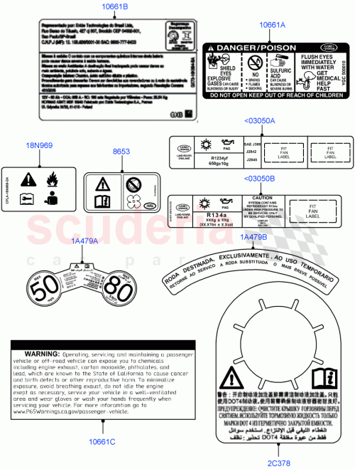 Part Diagram for Land Rover LR044129