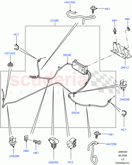 Part Diagram for Land Rover LR070659