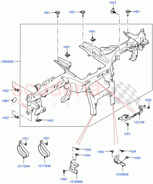 Part Diagram for Land Rover LR151954