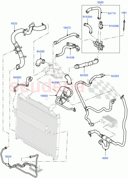 Part Diagram for Land Rover LR015351