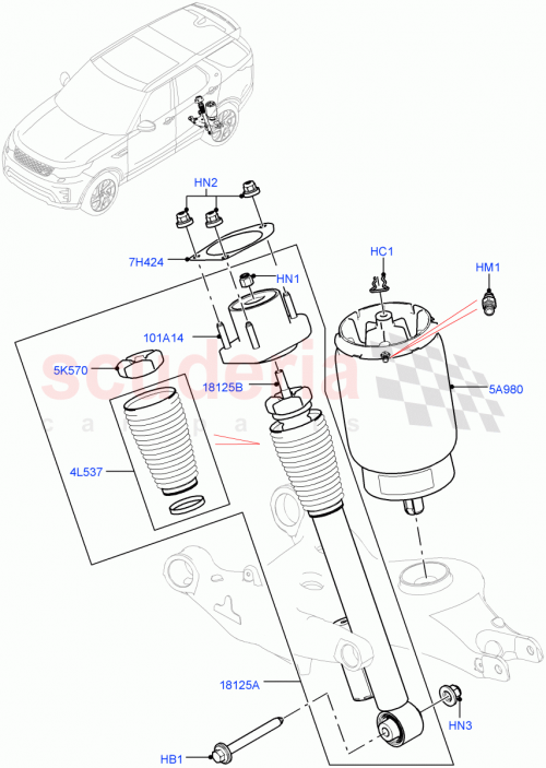 Part Diagram for Land Rover LR095865