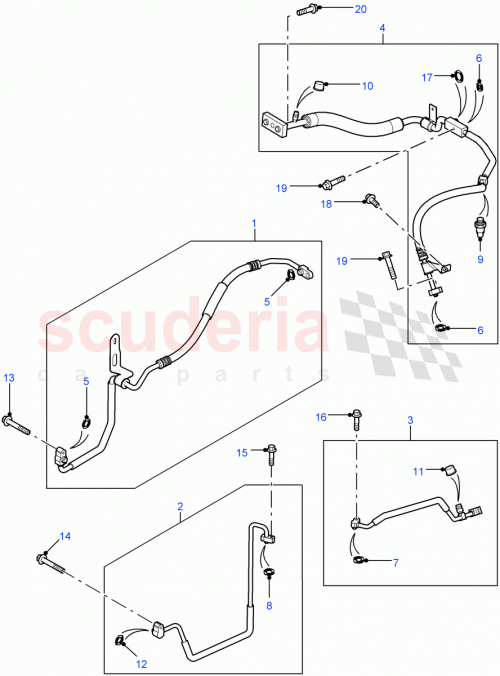 Part Diagram for Land Rover JUS500070