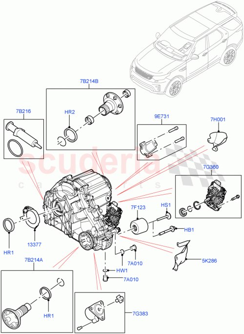 Part Diagram for Land Rover LR082660