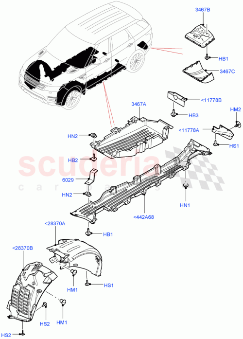 Part Diagram for Land Rover LR087673