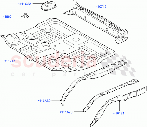 Part Diagram for Land Rover AQA790100