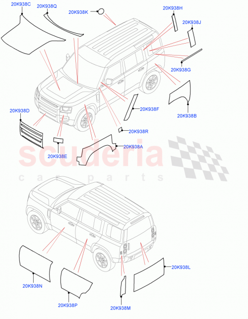 Part Diagram for Land Rover LR138349