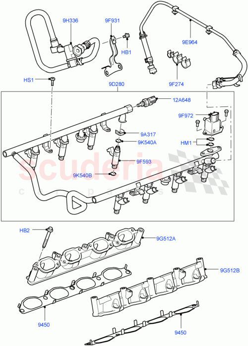 Part Diagram for Land Rover TYP500030