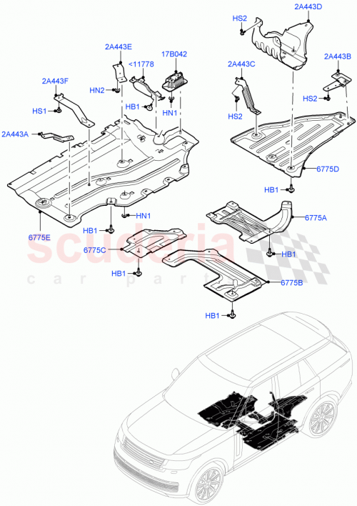 Part Diagram for Land Rover LR153593
