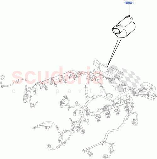Part Diagram for Land Rover LR008880
