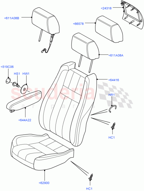 Part Diagram for Land Rover LR014721