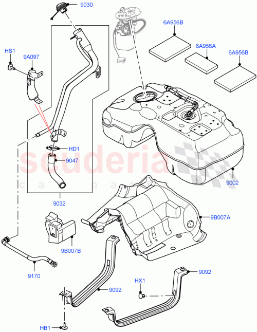 Part Diagram for Land Rover LR139070