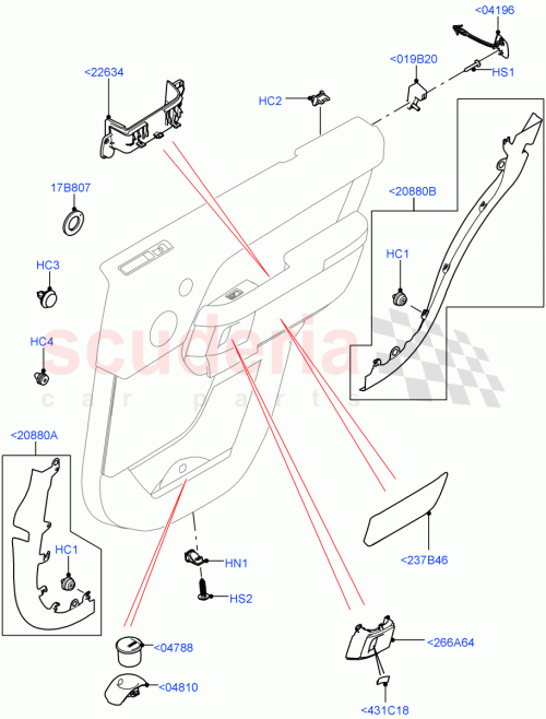 Part Diagram for Land Rover LR119539